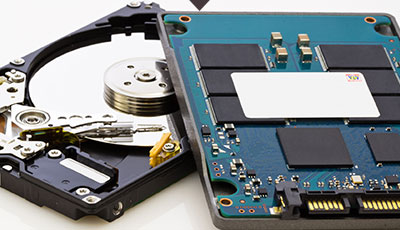 Professionelle Datenwiederherstellung von Festplatten, SSD